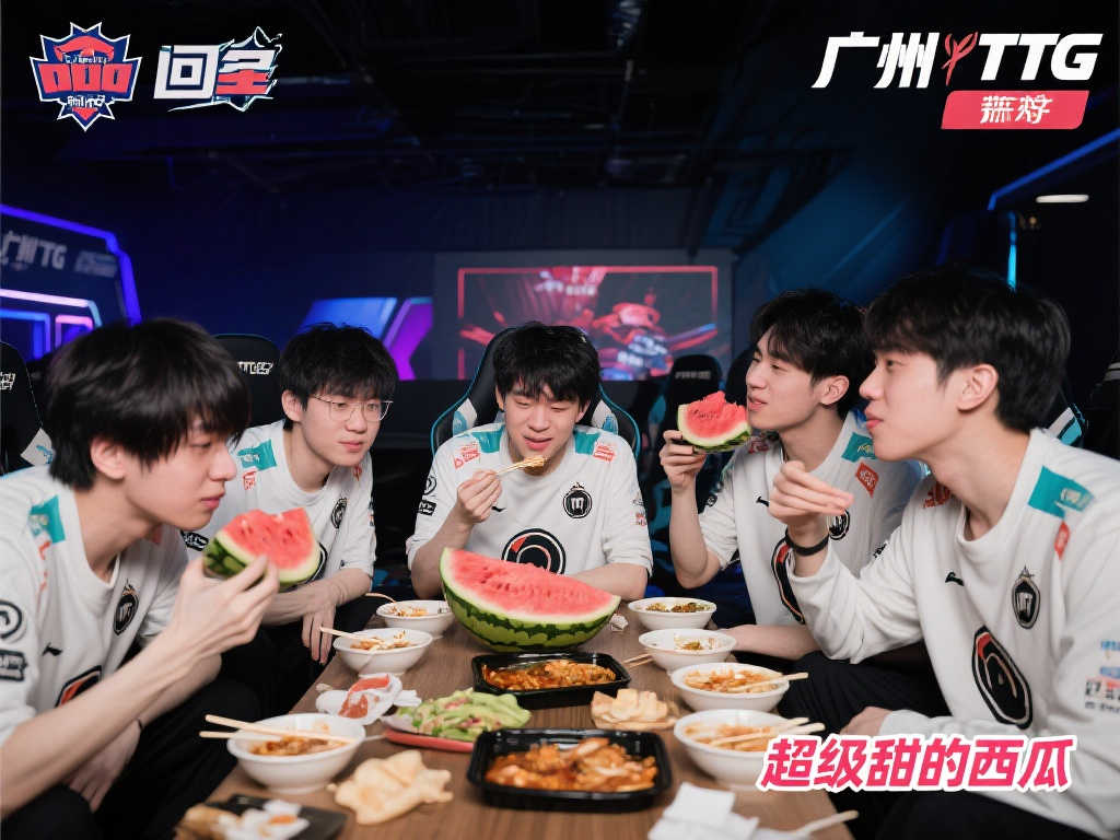 [流言板]广州TTG分享糕崽日常小片段：西瓜超甜，快来多吃点！